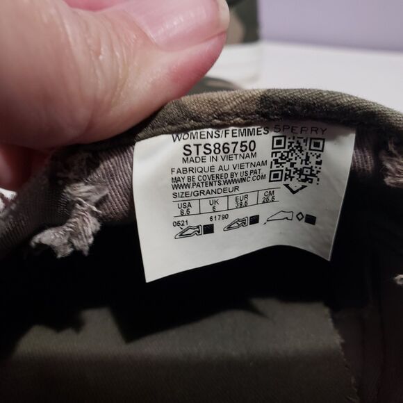 Sperry Camo Slip On Women's Shoes Sz 8.5 - Picture 7 of 7